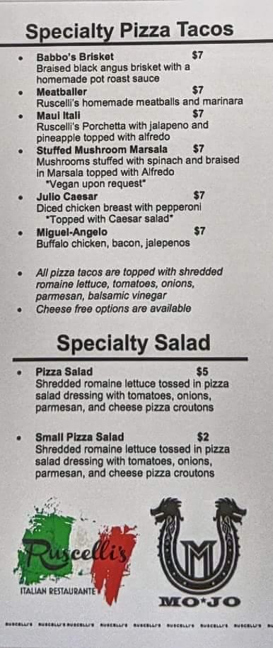 Mojo Pub Menu image 4